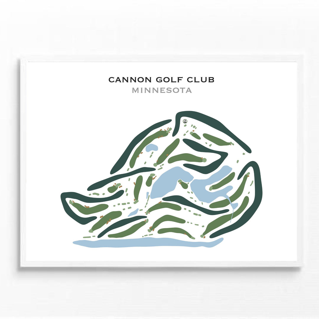 Cannon Golf Club, Minnesota - Printed Golf Courses