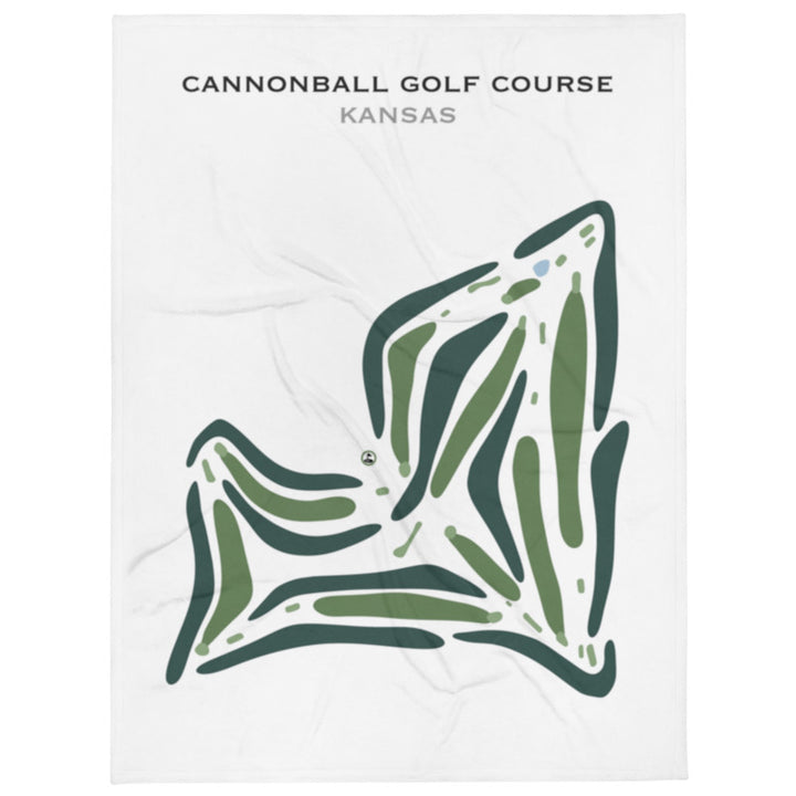 Cannonball Golf Course, Kansas - Printed Golf Course