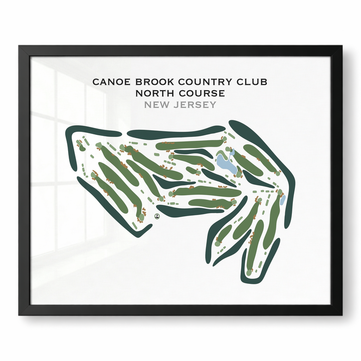 Canoe Brook Country Club, North Course, New Jersey - Printed Golf Course