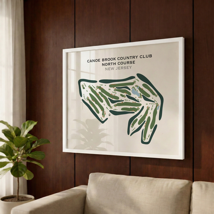 Canoe Brook Country Club, North Course, New Jersey - Printed Golf Course