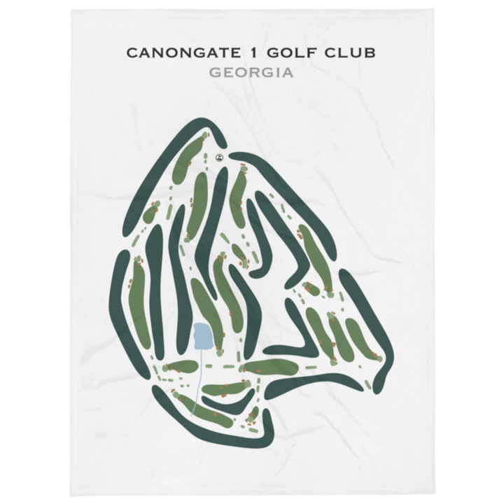 Canongate 1 Golf Club, Georgia - Printed Golf Courses