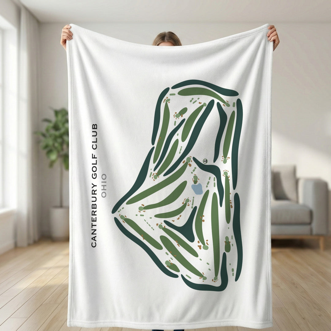Canterbury Golf Club, Ohio - Printed Golf Courses