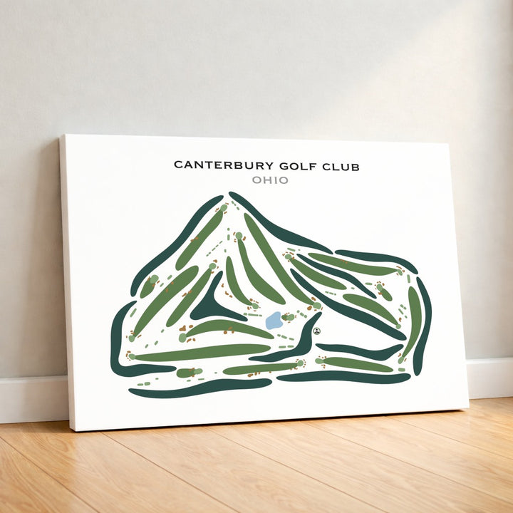 Canterbury Golf Club, Ohio - Printed Golf Courses