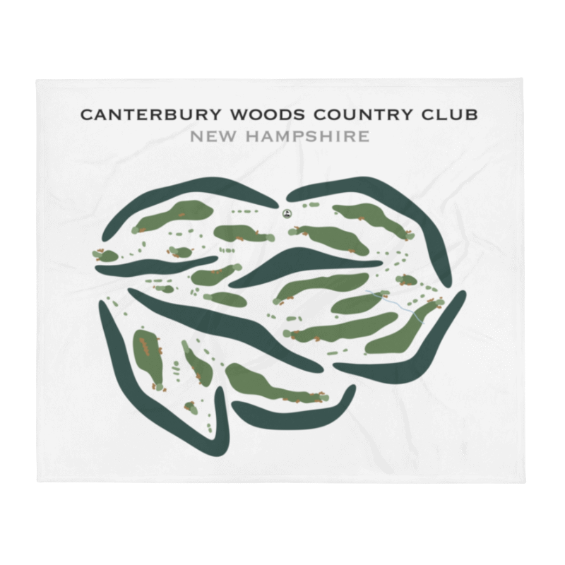 Canterbury Woods Country Club, New Hampshire - Printed Golf Courses