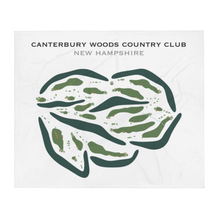 Canterbury Woods Country Club, New Hampshire - Printed Golf Courses