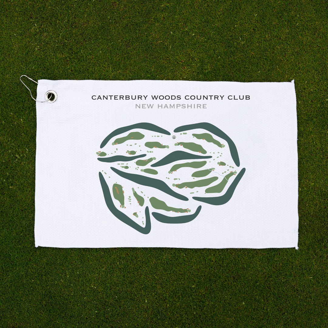 Canterbury Woods Country Club, New Hampshire - Printed Golf Courses