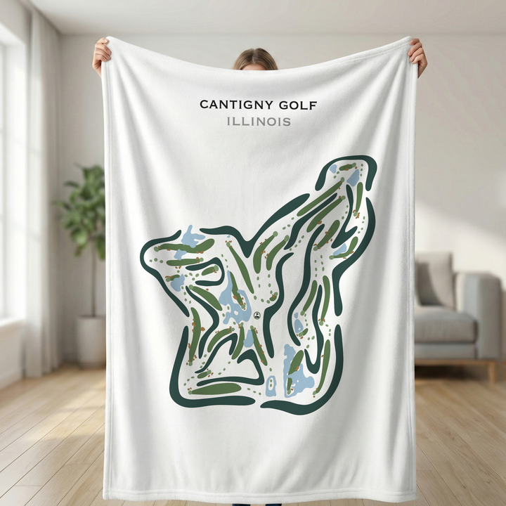 Cantigny Golf, Illinois - Printed Golf Courses