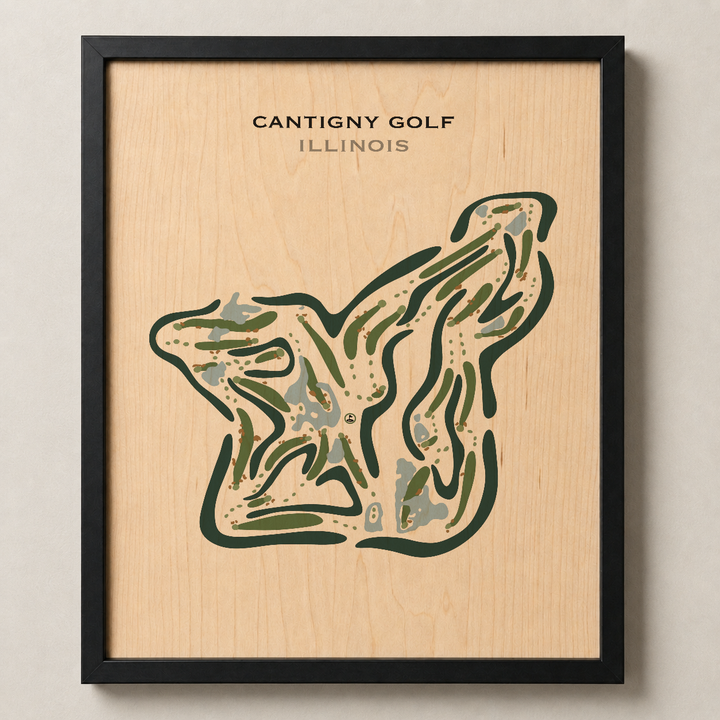 Cantigny Golf, Illinois - Printed Golf Courses