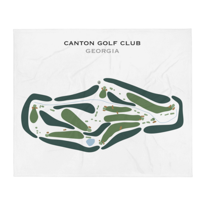 Canton Golf Club, Georgia - Printed Golf Courses