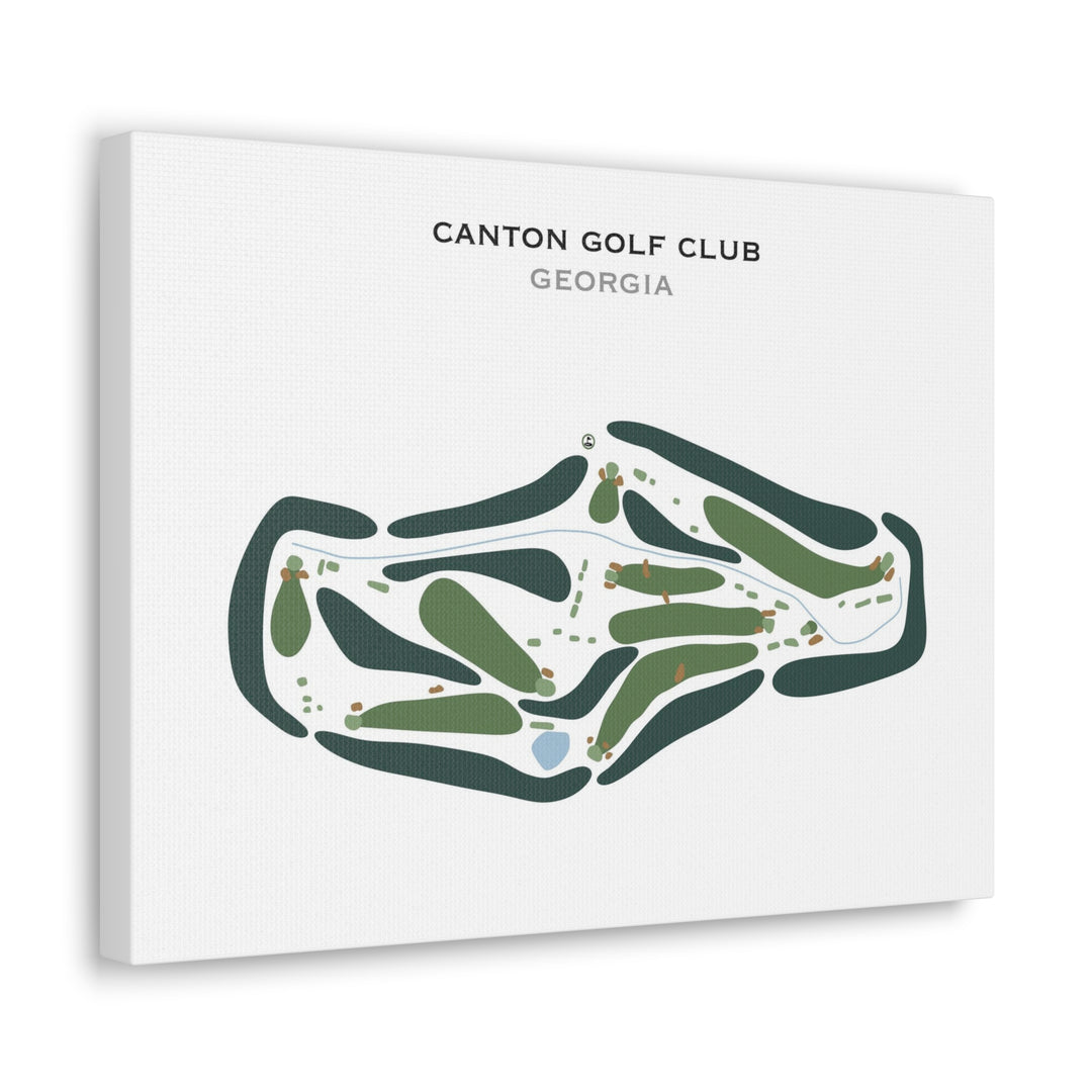 Canton Golf Club, Georgia - Printed Golf Courses