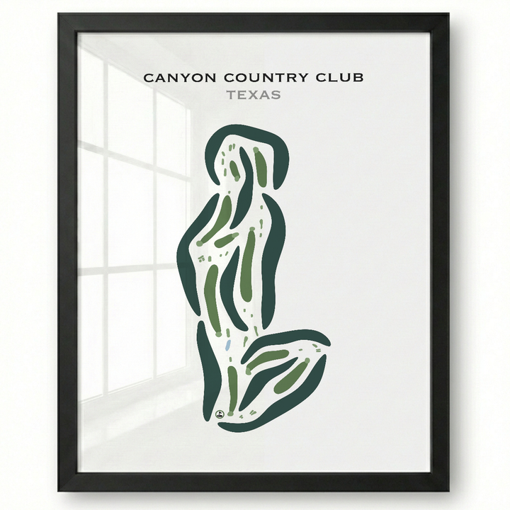 Canyon Country Club, Texas - Printed Golf Courses