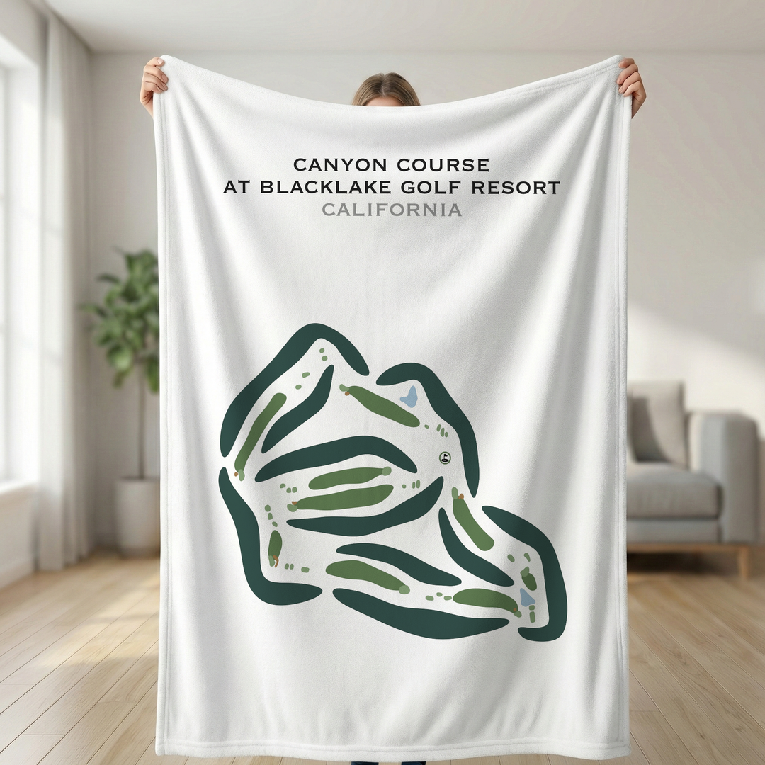 Canyon Course at Blacklake Golf Course, California - Printed Golf Courses