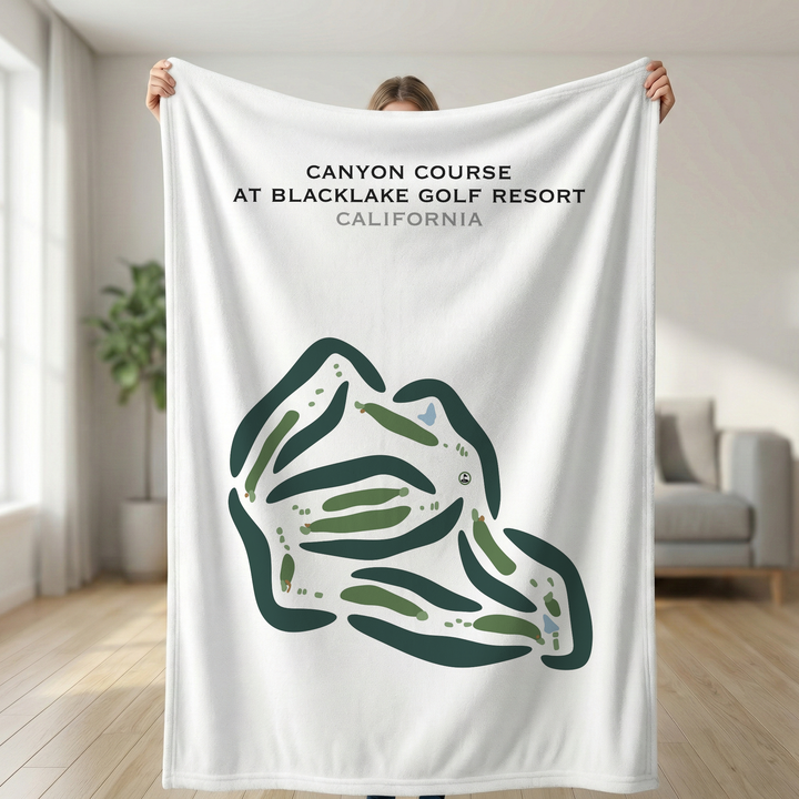 Canyon Course at Blacklake Golf Course, California - Printed Golf Courses