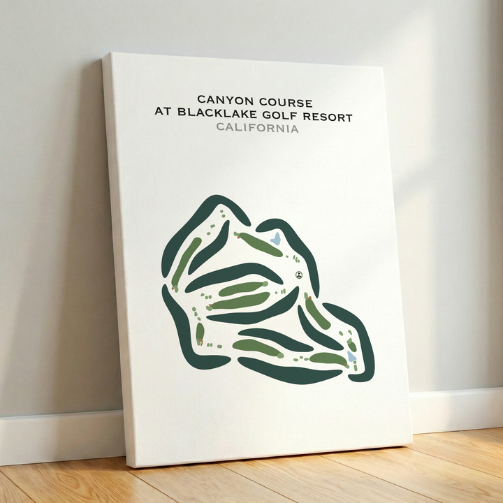 Canyon Course at Blacklake Golf Course, California - Printed Golf Courses