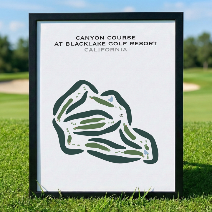 Canyon Course at Blacklake Golf Course, California - Printed Golf Courses