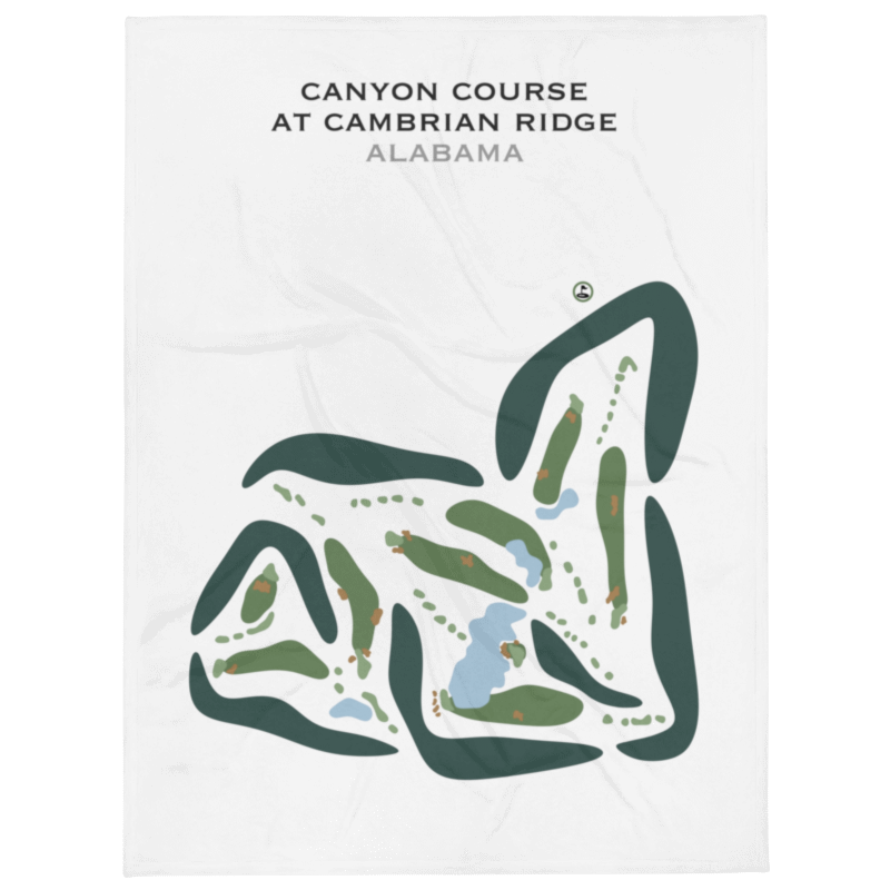 Canyon Course at Cambrian Ridge, Alabama - Printed Golf Courses