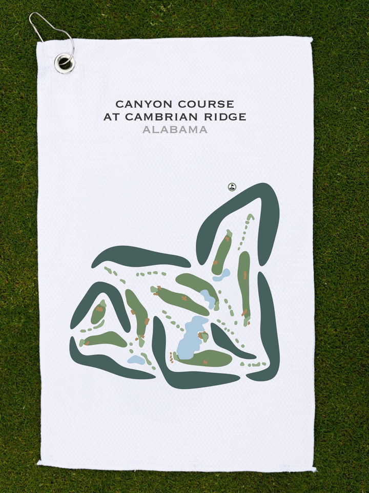 Canyon Course at Cambrian Ridge, Alabama - Printed Golf Courses