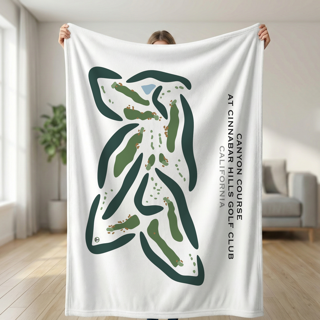 Canyon Course at Cinnabar Hills Golf Club, California - Printed Golf Courses