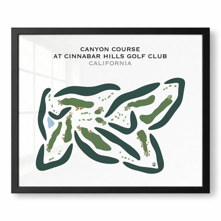 Canyon Course at Cinnabar Hills Golf Club, California - Printed Golf Courses