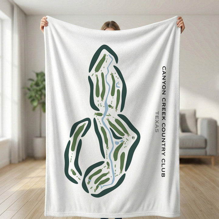 Canyon Creek Country Club, Texas - Printed Golf Courses