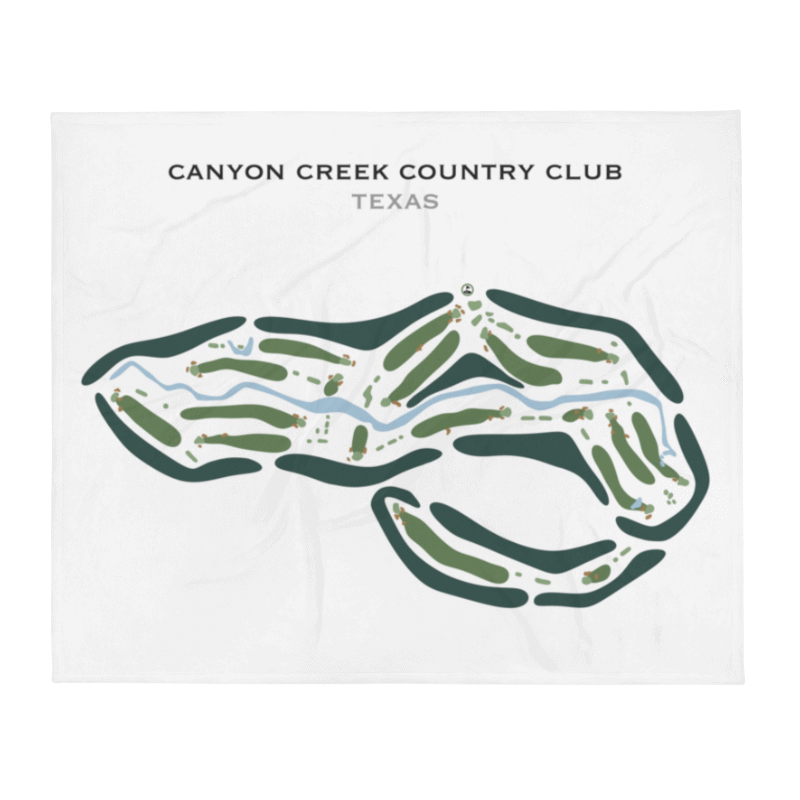 Canyon Creek Country Club, Texas - Printed Golf Courses