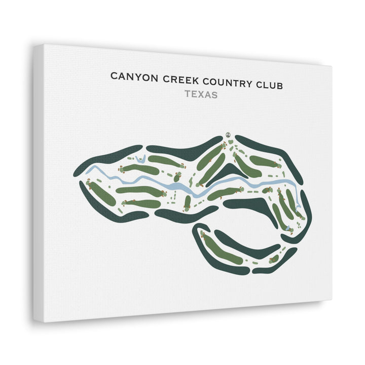 Canyon Creek Country Club, Texas - Printed Golf Courses