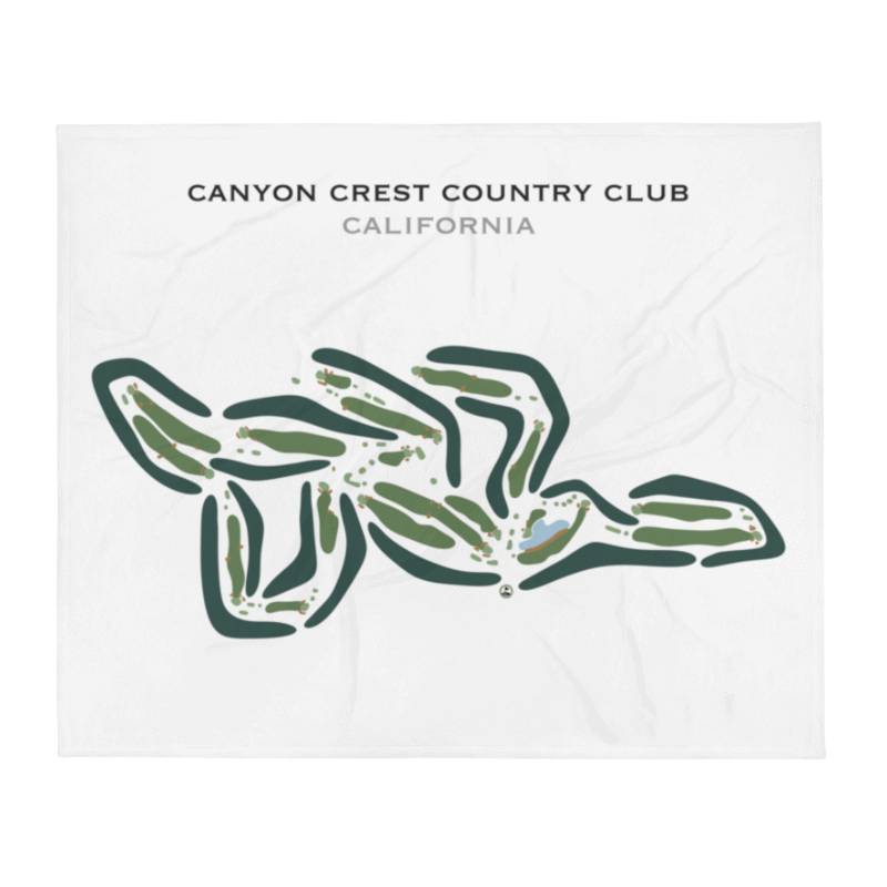 Canyon Crest Country Club, California - Printed Golf Courses