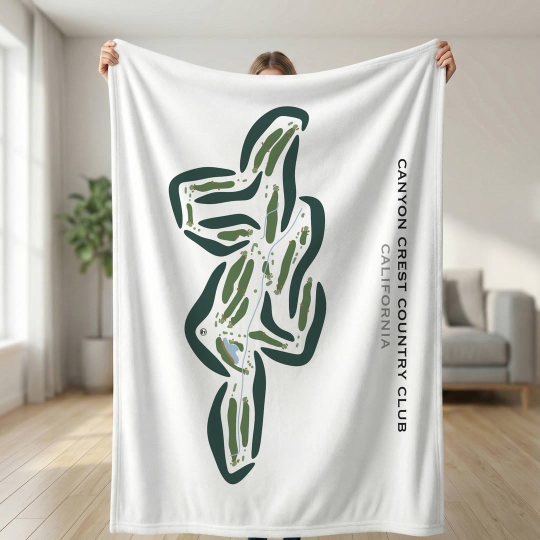 Canyon Crest Country Club, California - Printed Golf Courses