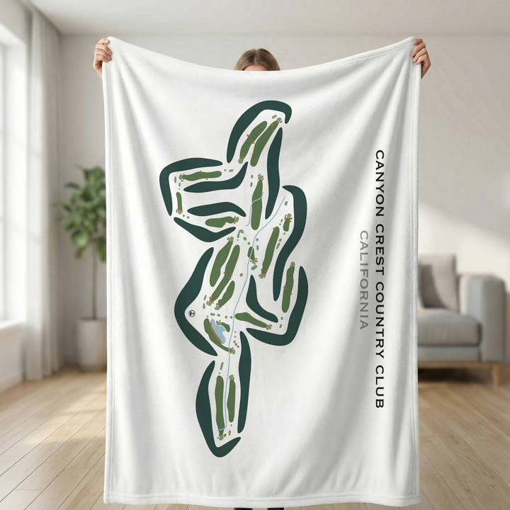 Canyon Crest Country Club, California - Printed Golf Courses
