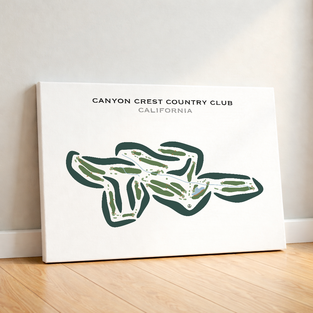 Canyon Crest Country Club, California - Printed Golf Courses