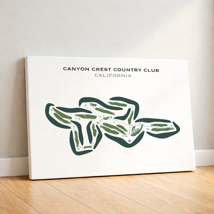 Canyon Crest Country Club, California - Printed Golf Courses