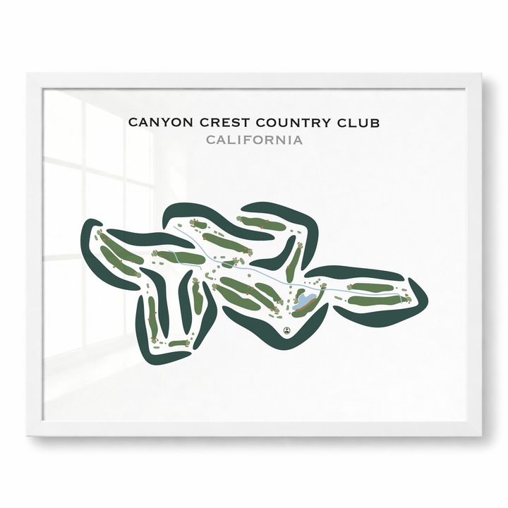 Canyon Crest Country Club, California - Printed Golf Courses