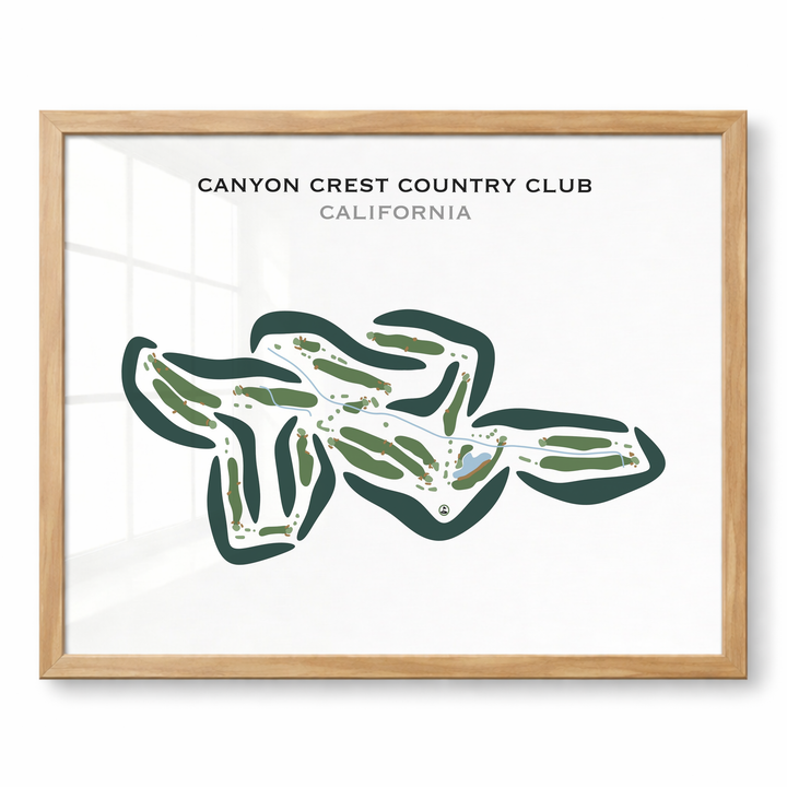 Canyon Crest Country Club, California - Printed Golf Courses