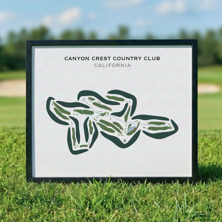 Canyon Crest Country Club, California - Printed Golf Courses