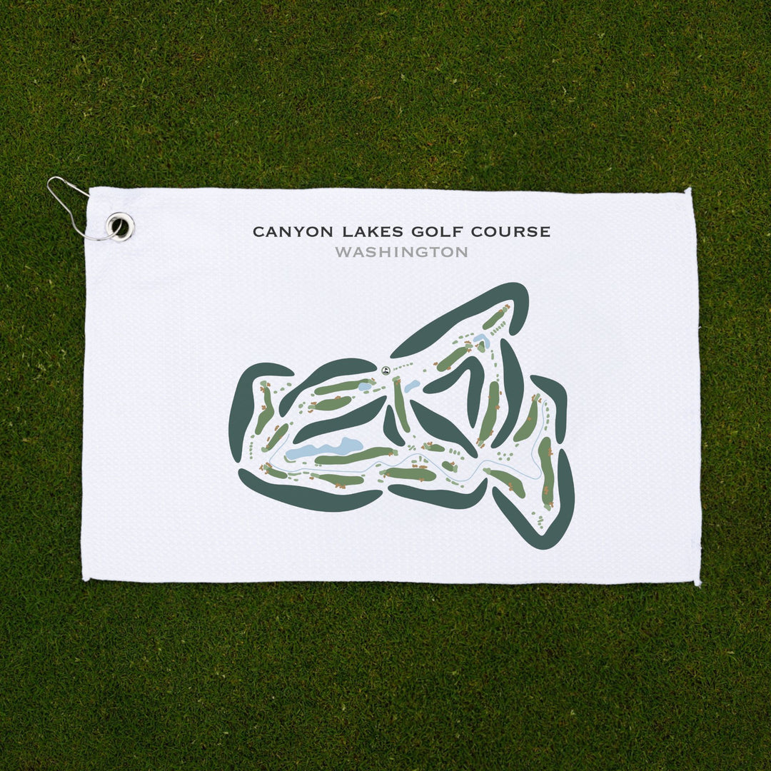 Canyon Lakes Golf Course, Washington - Printed Golf Courses