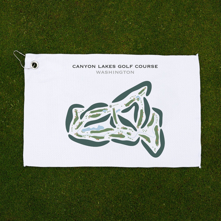 Canyon Lakes Golf Course, Washington - Printed Golf Courses