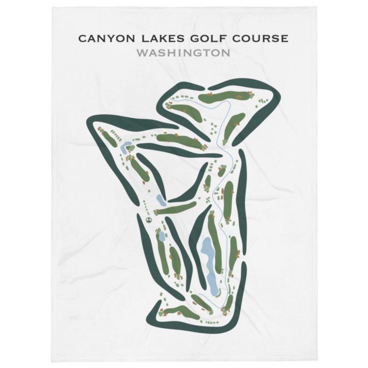 Canyon Lakes Golf Course, Washington - Printed Golf Courses