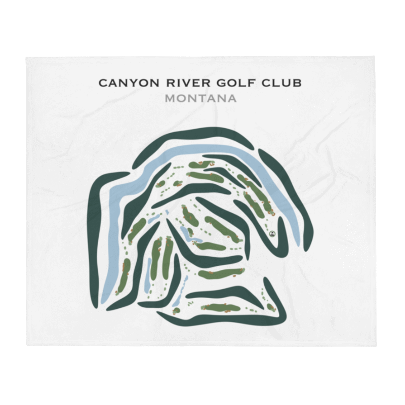 Canyon River Golf Club, Montana - Printed Golf Courses