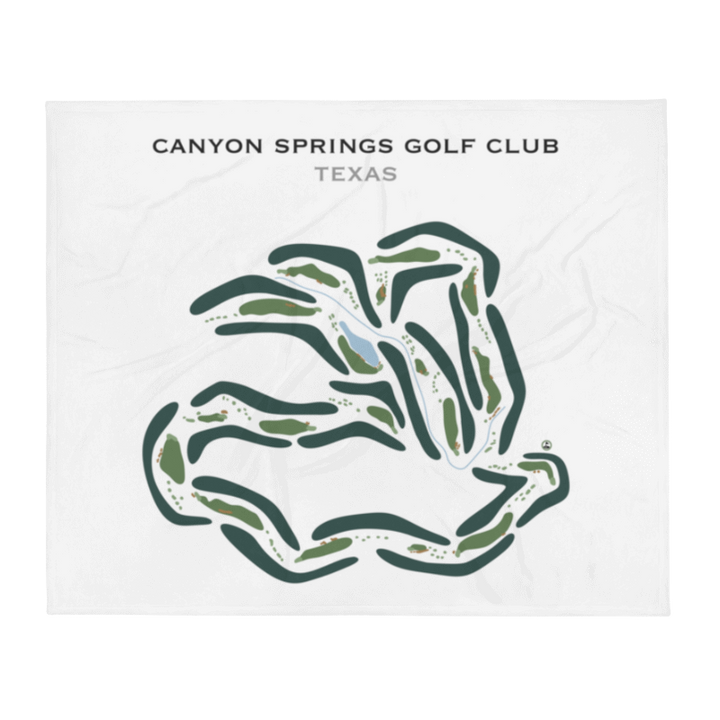 Canyon Springs Golf Club, Texas - Printed Golf Courses