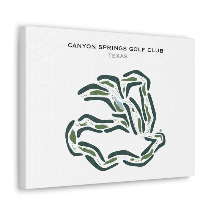 Canyon Springs Golf Club, Texas - Printed Golf Courses