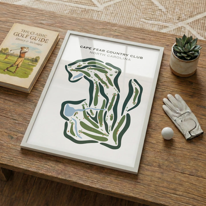 Cape Fear Country Club, North Carolina - Printed Golf Courses