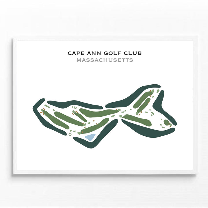 Cape Ann Golf Club, Massachusetts - Printed Golf Courses