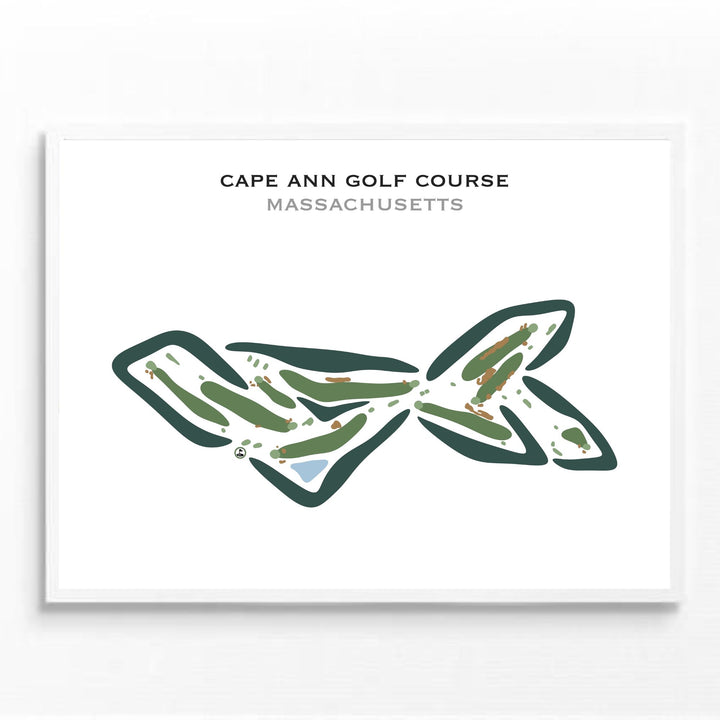 Cape Ann Golf Course, Massachusetts - Printed Golf Courses