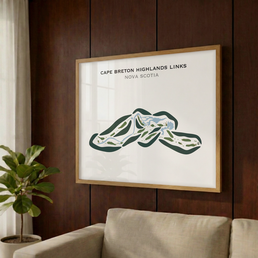 Cape Breton Highlands Links, Nova Scotia - Printed Golf Courses