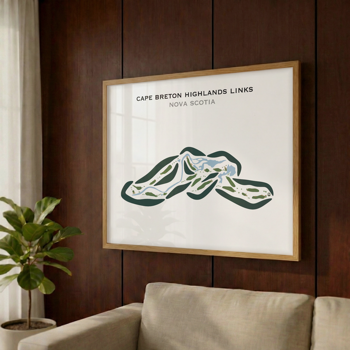 Cape Breton Highlands Links, Nova Scotia - Printed Golf Courses