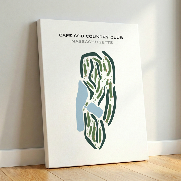 Cape Cod Country Club, Massachusetts - Printed Golf Courses