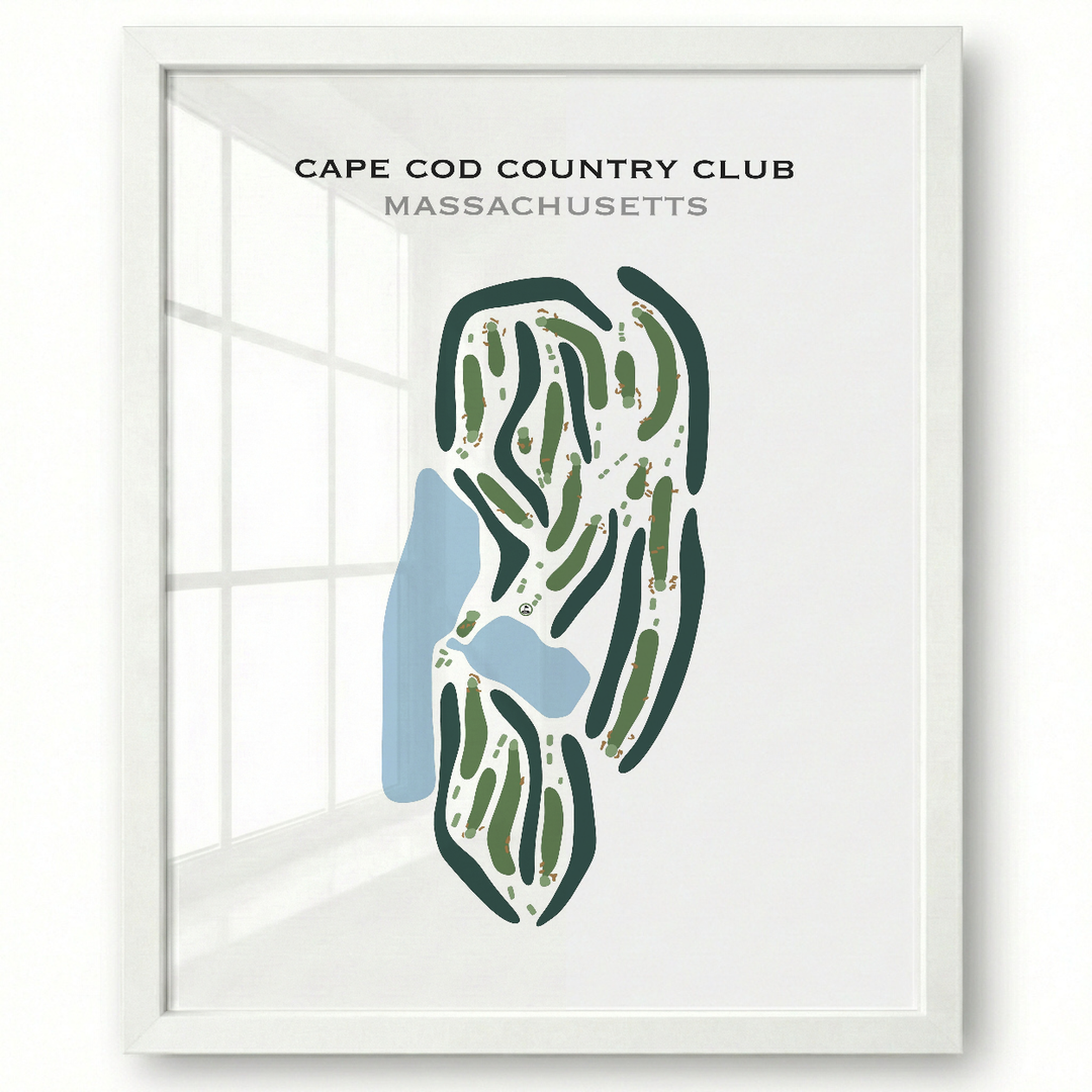 Cape Cod Country Club, Massachusetts - Printed Golf Courses
