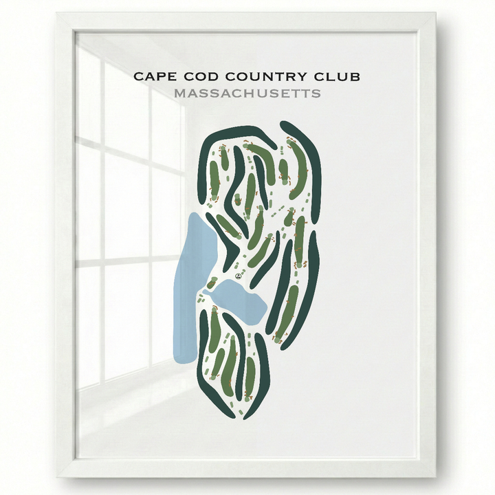 Cape Cod Country Club, Massachusetts - Printed Golf Courses