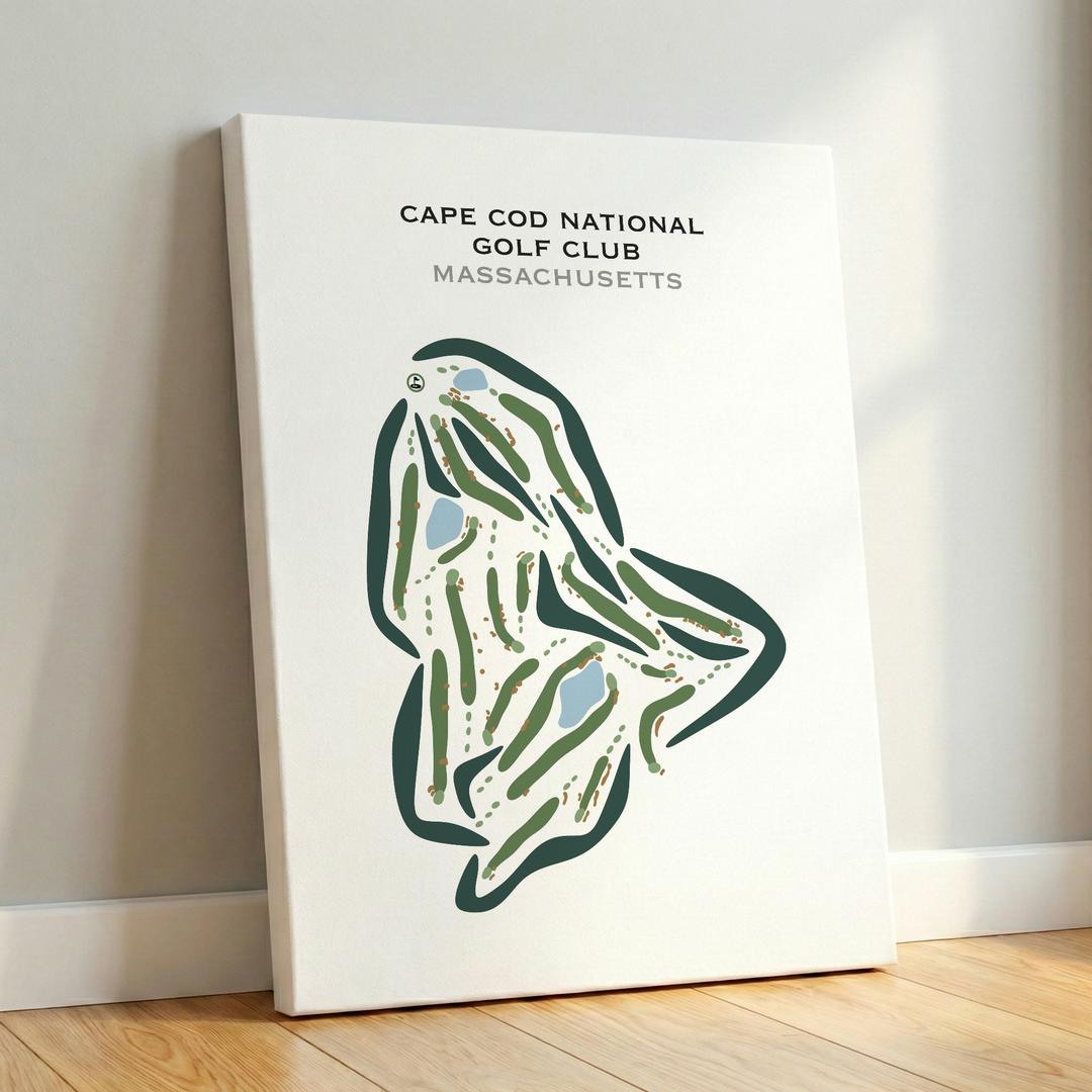 Cape Cod National Golf Club, Massachusetts - Printed Golf Courses