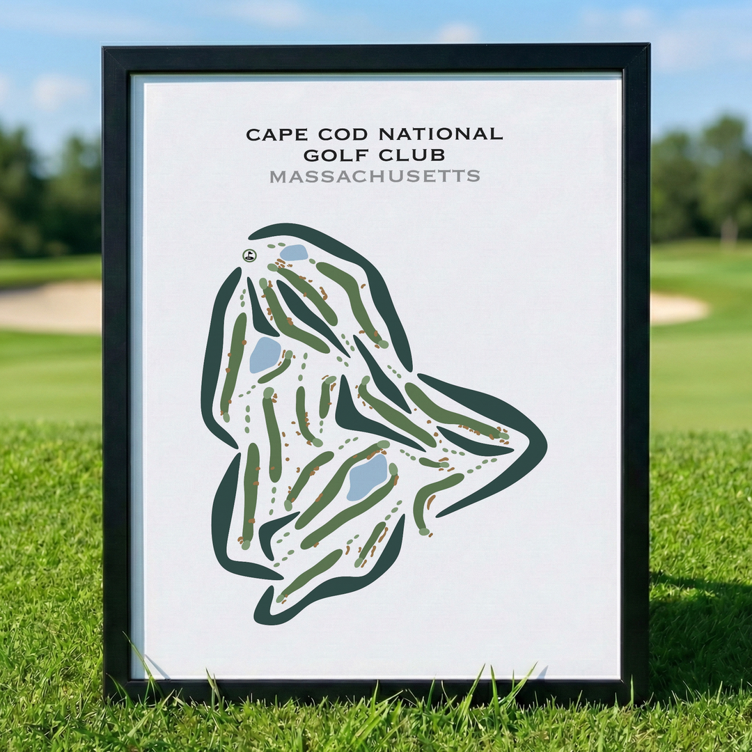 Cape Cod National Golf Club, Massachusetts - Printed Golf Courses